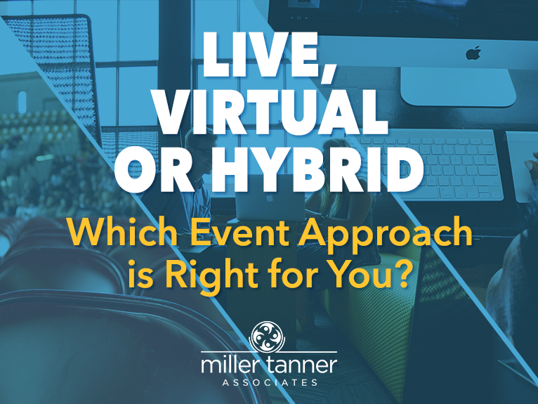 Live, Virtual, or Hybrid: Which Event Approach is Right for You? - Miller Tanner