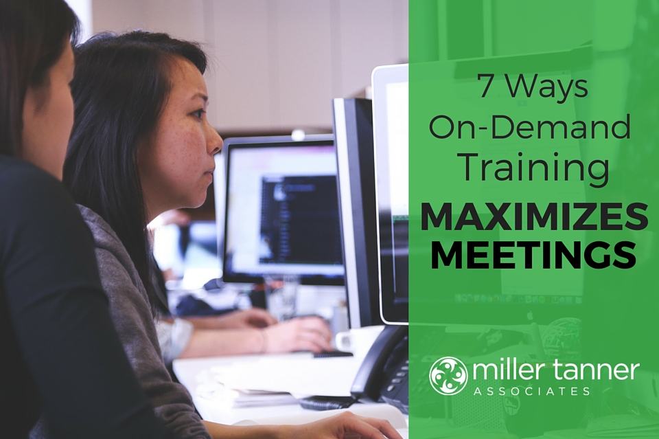 on-demand training maximizes meetings