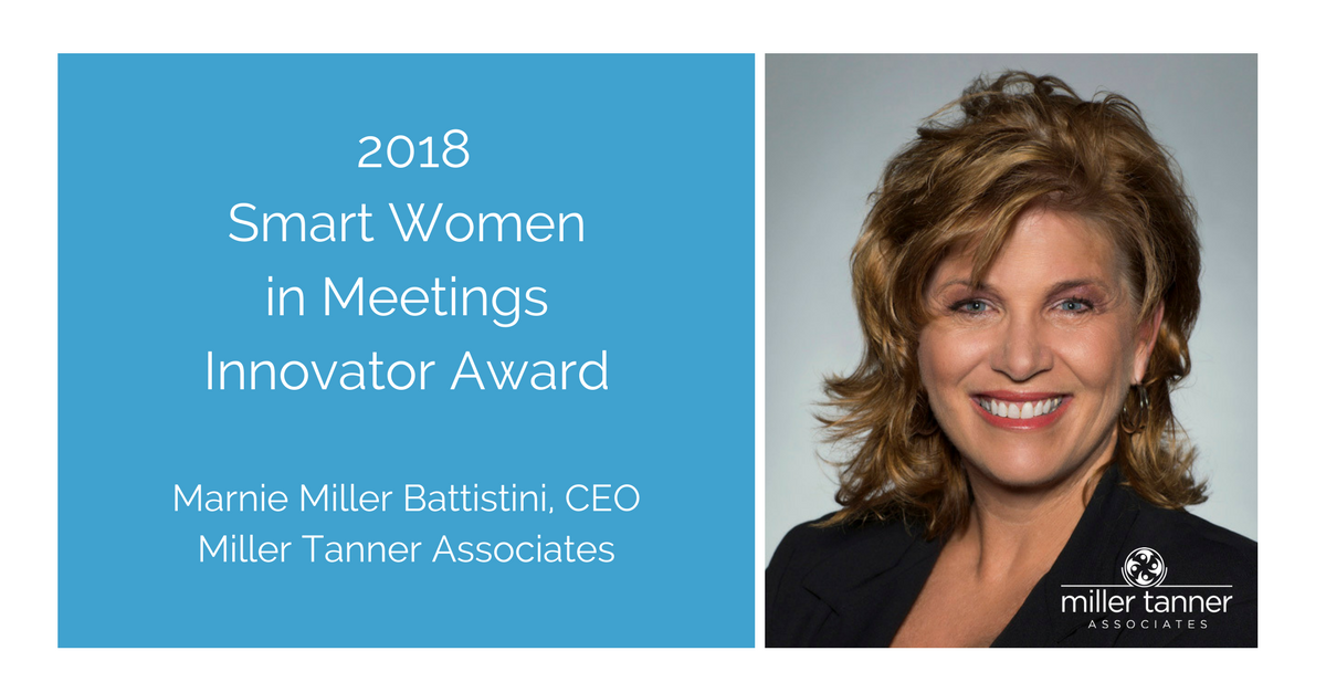 2018 Smart Women in Meetings Innovator Award Winner Marnie Miller Battistini