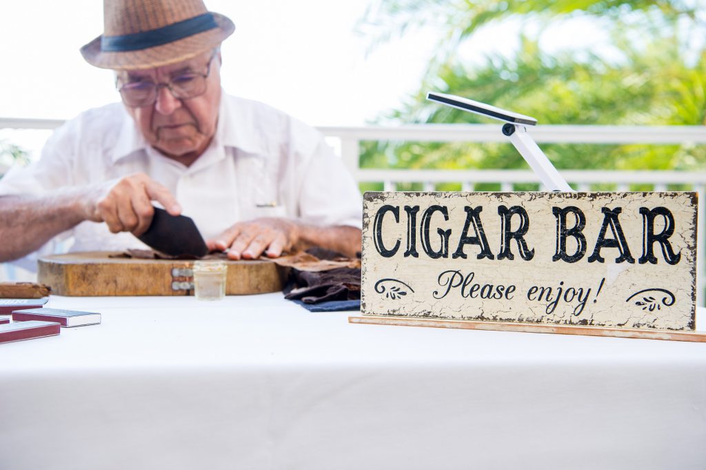 Cigar Bar at Havana Nights event