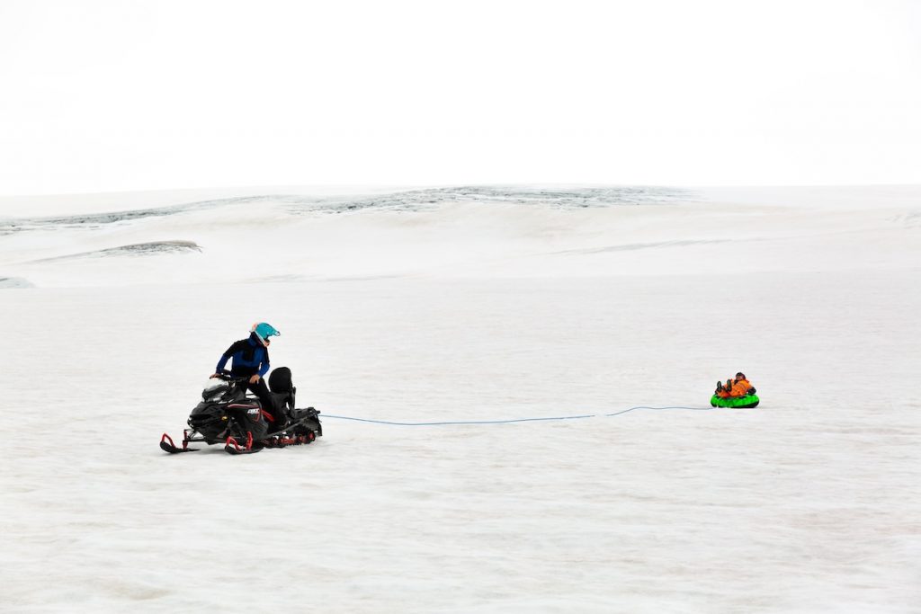 glacier tubing 